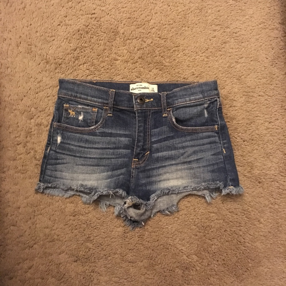 Abercrombie High-waisted Jean Shorts